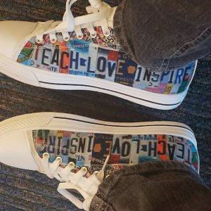 Lisa Lee authentic teacher author and sneaker-wearer